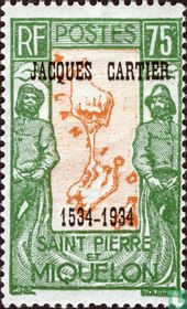 Carte et pêcheurs, surcharge