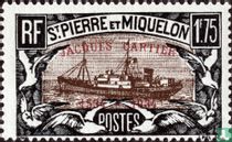 Chalutier, avec surcharge