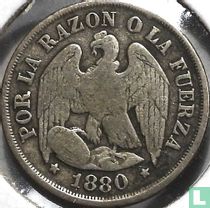 Chile 1 décimo 1880 (type 2)