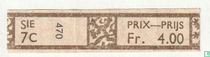 Sie 7C  470 - Prix-Prijs Fr. 4.00