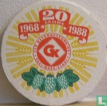 20 Jahre VEB Getränkekombinat Karl-Marx-Stadt 10,7 cm