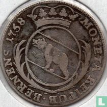 Berne 20 kreuzer 1758