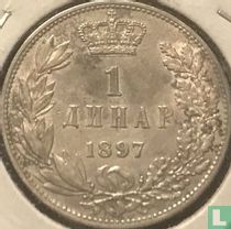 Serbie 1 dinar 1897