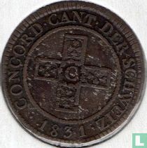 Aargau 5 rappen 1831