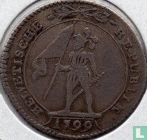 Helvetian Republic 5 batzen 1799 (S)