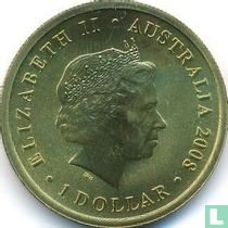 Australie 1 dollar 2008 "Ghost bat"