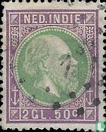 Koning Willem III (L 14 kleine gaten)