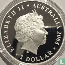 Australia 1 dollar 2005 (PROOF) "90 years Australian and New Zealand Army Corps"