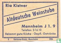 Ria Kistner - Altdeutsche Weinstube