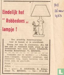 Eindelijk het Robbedoes lampje!