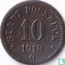 Pössneck 10 pfennig 1918