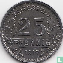 Burgsteinfurt 25 pfennig 1917 (iron)
