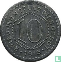 Calw 10 pfennig 1918 (iron - 21.1 mm)