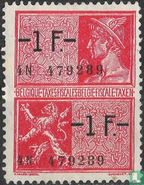 Hermes en heraldieke leeuw