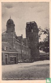 Best, Huize "Nazareth" met toren R.K. Kerk