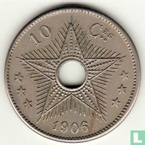 Kongo-Vrijstaat 10 centimes 1906