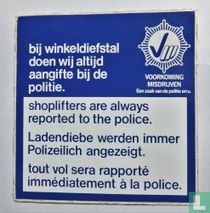 bij diefstal doen wij altijd aangifte bij de politie