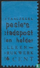 Payment stamp I (large figure)