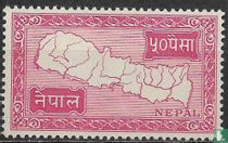 Karte von Nepal