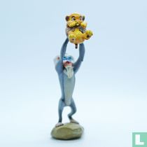 Rafiki with baby Simba