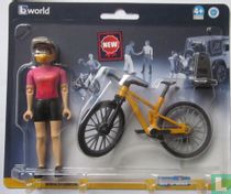 gele crossfiets