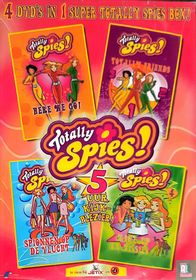 4 DVD's in 1 super Totally Spies box!