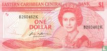 Eastern Caribbean $1 (K-St. Kitts)
