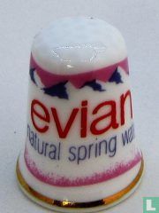 Evian natural spring water