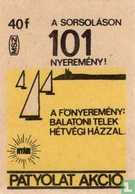 A sorsoláson 101 nyeremény!