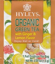 Green Tea with Ginger & Lemon Flavor
