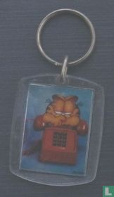 Garfield met telefoon 
