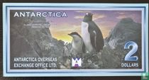 Antartica 2 dollar 1999 
