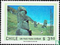 Statues Moai, île de Pâques