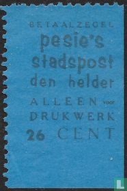 Payment stamp I (large figure)