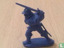 Swiss with sword raised