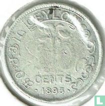 Ceylon 10 cent 1893