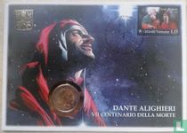 Vatican 2 euro 2021 (Numisbrief) "700ème anniversaire de la mort de Dante Alighieri"
