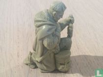 Livonian praying on the knees