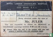 Royal Londen Hospital-afspraken kaart