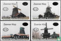 Zaanse molens III met opdruk