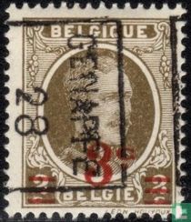 Roi Albert Ier, avec surcharge