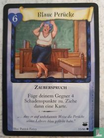 Blaue Perücke