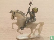 Chevalier avec hache à cheval