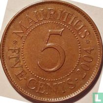 Mauritius 5 Cent 2004