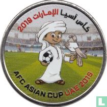 Émirats arabes unis 1 dirham 2019 (coloré - type 1) "AFC Asian Cup in the United Arab Emirates"