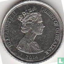 Gibraltar 5 pence 2014
