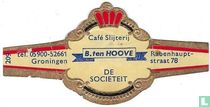 Café Slijterij B. ten Hoove De Sociëteit - tel. 05900-52661 Groningen - Rabenhauptstraat 78