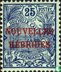 Reede von Noumea, mit Aufdruck