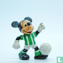 Mickey Mouse als Fußballspieler