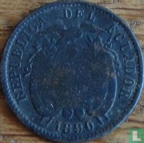 Équateur ½ centavo 1890